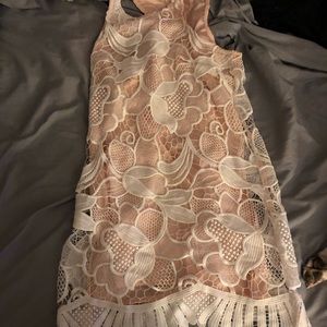 Lovers + Friends Lace Overlay Dress Size S